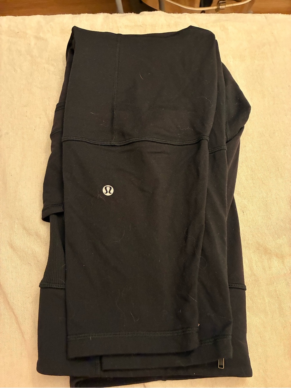 lululemon athletica black Athletic pants  with Reflective Logo
